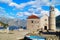 Perast, our lady`s island on the reef