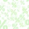 Percent sign green sale background