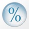 Percentage, percent, con, web button, board, hoarding, push button, switch, symbol, sign, logo