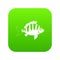 Perch icon digital green