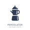 percolator icon. Trendy flat vector percolator icon on white bac