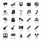 Percussion Instrument glyph Icons Pack
