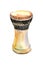 Percussion music instrument, african & arabic drum, darbuka, with traditional ornament