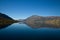 Perfect autumn lake reflection, Carcross, Yukon