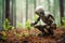 The perfect blend of robotics and nature: the futuristic robot tending trees