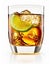 The Perfect Cuba Libre: A Refreshing Blend of Rum, Lime, and Cola On White Background. Generative AI