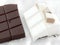 The Perfect Duo: Tempting White & Dark Chocolate Pictures for Sale