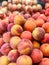 Perfect Freshly Picked Peaches in Display