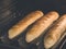 Perfect homemade baguette or sandwich bread