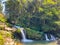 Perfect landscape with waterfall in the Carpathian Mountains.