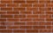 Perfect Orange Brick Wall Background