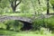 The perfect outdoor space. Stone bridge on summer landscape. Old stone bridge in botanical garden. Landscape park. Landscape