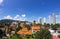 Perfect panorama of tropical city, Penang Island, Ma