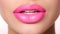 Perfect pink lipstick lips makeup