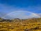 Perfect rainbow in the Anza Borrego Desert