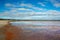 The perfect reflection of clouds on the Dimboola Lake Lochiel Vi