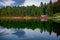 Perfect reflections in lake Dvilypis