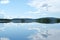 Perfect reflections in a Swedish lake