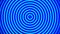 Perfect seamless loop 4K footage. Animated pulsating circles or radio waves. Blue