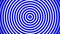 Perfect seamless loop 4K footage. Animated pulsating circles or radio waves. White, blue