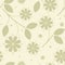 Perfect seamless pattern with flowers