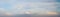 Perfect soft colors sky background. Panoramic heaven banner