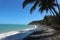 Perfect tropical beach - Sun and Palm Trees