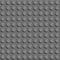 Perfect vector lego background of closeup plastic gloss construction lego block. Grey.
