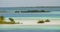 Perfect view of Caribbean lagoon Bacalar