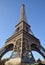 Perfect view of the Eiffel Tower in a clear and vibrant day