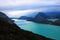 Perfect view to water in Besseggen trip near Gjende in Norway, Europe