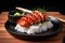 Perfectly Cooked Lobster Tail on Sushi Rice