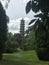 Perfectly manicured lawn in Kew Gardens