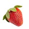 Perfectly retouched strawberry.