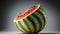 Perfectly riped fresh Watermelon. AI generative.