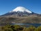 The perfectly shaped Parinacota Volcano