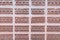 Perforated brick wall background