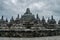 The perforated stupas on the top of the Borobudur Temple, Yogyakarta, Indonesia