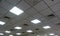 Perforated White color Calcium silicate grid ceiling suspension system with Diffuser supply and return for an office building of