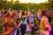 Performance of a cover group of musicians at a rock festival in the city of Cherkasy, Ukraine. June 1, 2019