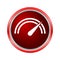 Performance measurement icon, Internet button on white background