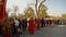 Performance of the orchestra on the square near Aladdin Hill, Turkish military marches of the Ottoman Empire KONYA / TURKEY