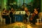 The performance of the women`s Symphony string Quartet.