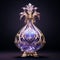 Perfume bottle design capturing the essence of 'Mystic Aura'