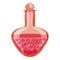 Perfume bottle icon cartoon . Cosmetic water