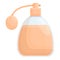 Perfume bottle icon cartoon vector. Spray fragrance