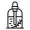 Perfume essential oil icon, outline style