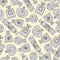 Perfume seamless pattern background