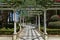 Pergola in a city park in cadiz