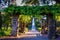 Pergola and Fountain - Fort Worth Botanic Garden - Fort Worth, Texas